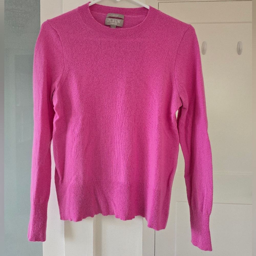 J Crew Classic Fit Cashmere Water